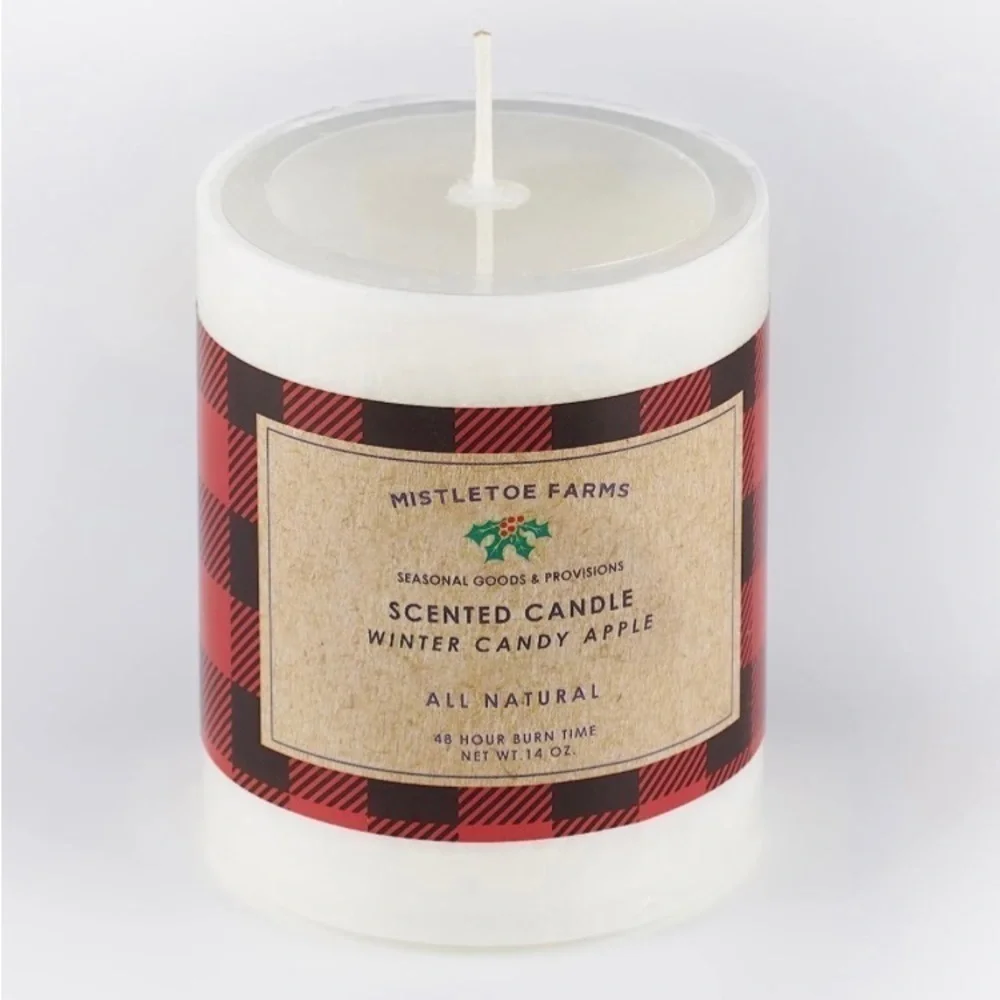 Final $ NWT Mistletoe Farms Winter Candy Apple 6 Piece Spa Set